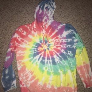 Ivory Ella tie dye hoodie